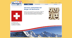 Desktop Screenshot of bergerbackwaren.ch